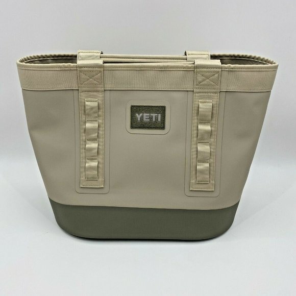 Yeti Camino Carryall 35 Tote Bag All Purpose Utility Everglade Sand Waterproof - Picture 3 of 10